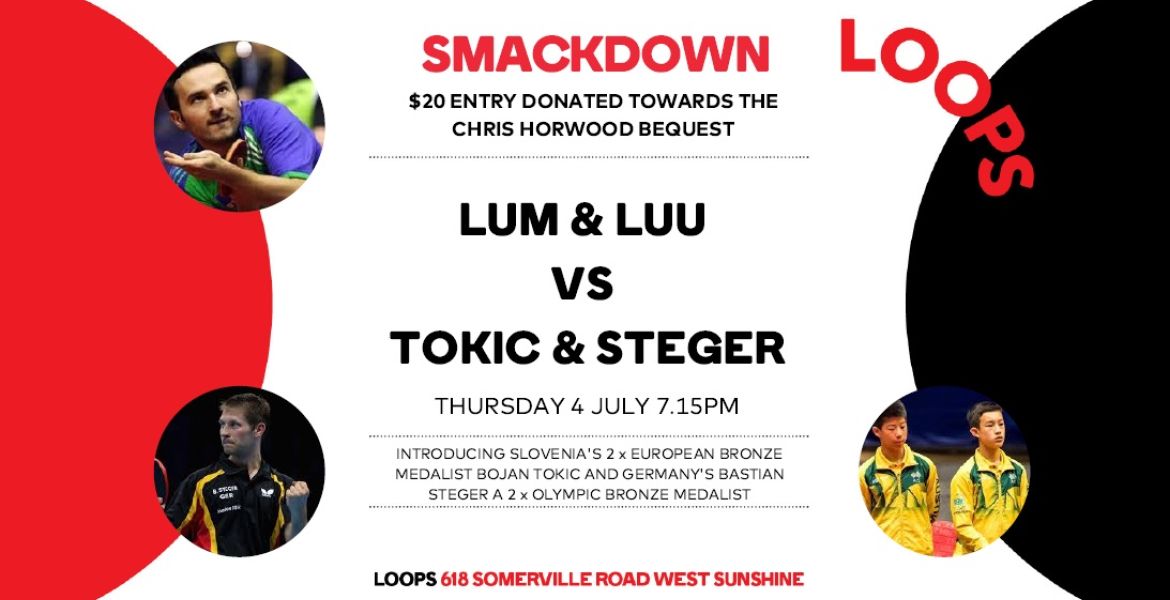 Smack Down Table Tennis Event hero image
