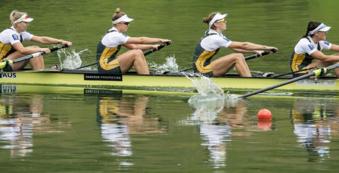 Women’s four claim gold hero image