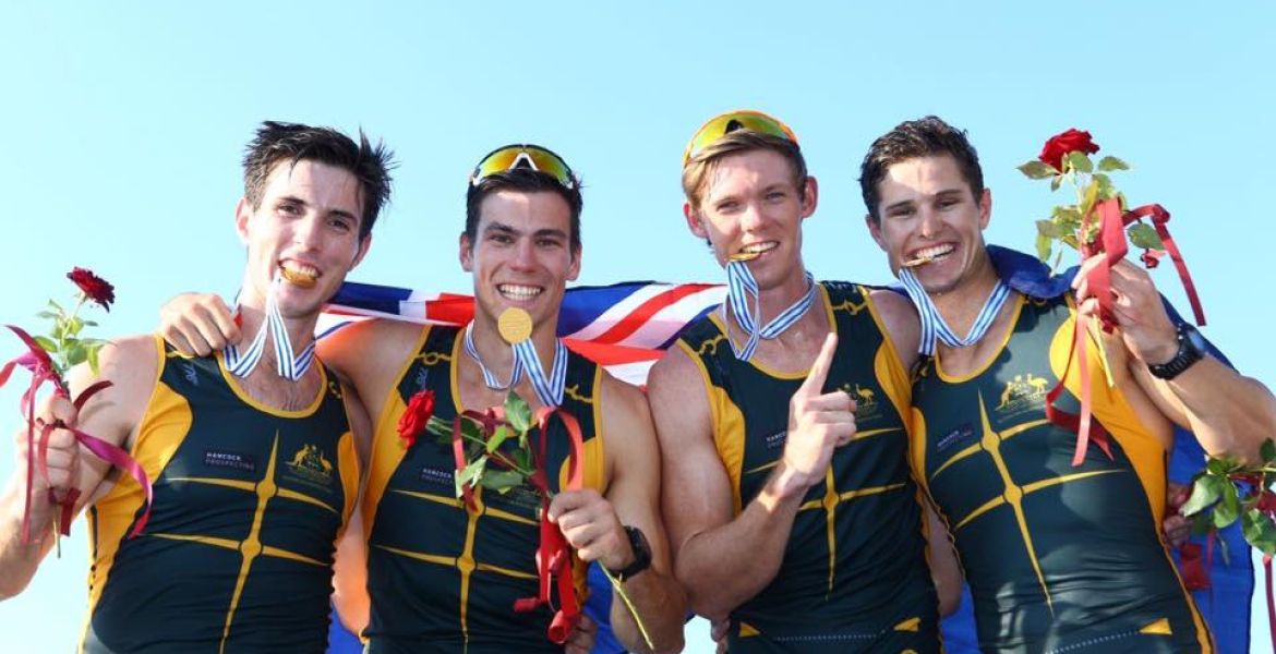 U23 team row to gold hero image