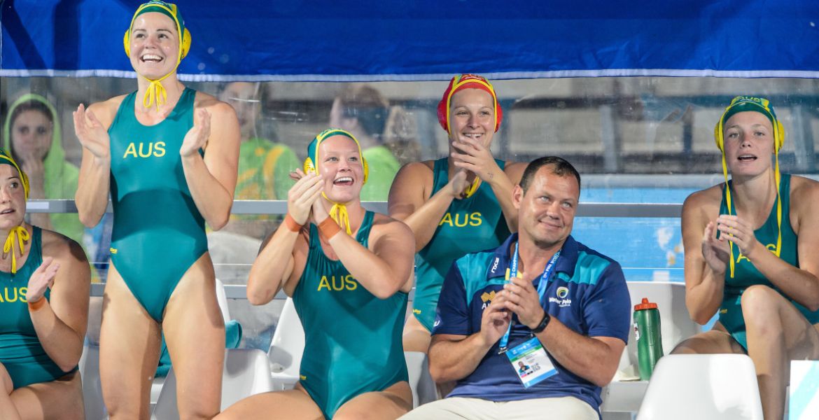 Aussies show off water polo dominance hero image