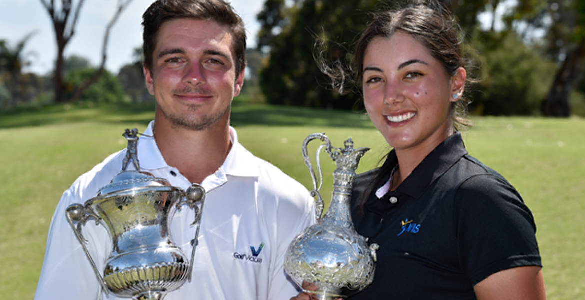 Bunque and Micheluzzi win Victorian Amateur Golf Championships hero image