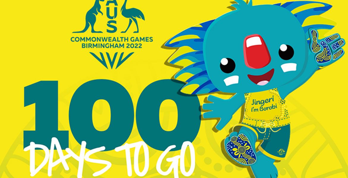 CGA Celebrates 100 Days To Go To Birmingham 2022 Commonwealth Games hero image