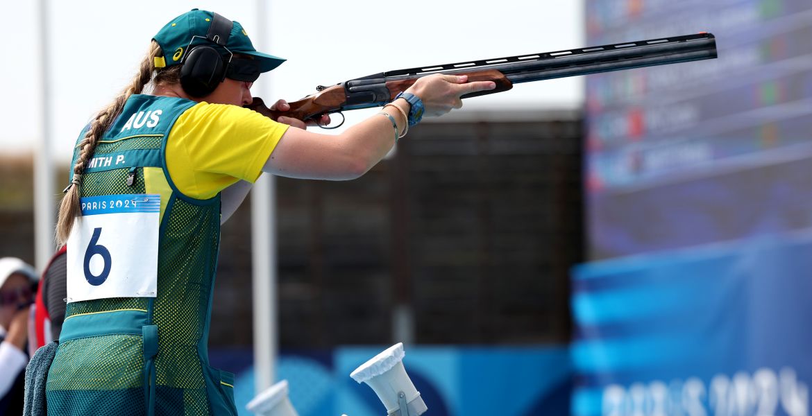 Bronzed Penny takes first shooting medal in Paris hero image
