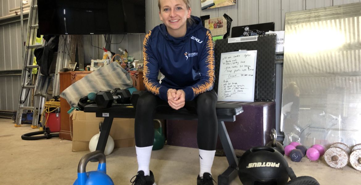 VIS staff go above and beyond to equip athletes to train from home hero image